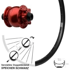 27,5+ Zoll Vorderrad Ryde Andra 29 Mit Nabendynamo Son 28-15