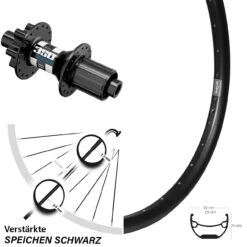 Laufrad Ryde Andra 29 Zoll Disc Mit DT Swiss 350 Hybrid Boost Nabe