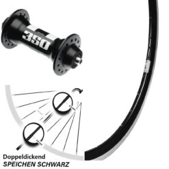 Ryde Dutch 19 Vorderrad 28 Zoll Mit DT Swiss 350 Rennrad Nabe