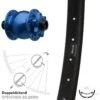27,5+ Zoll Vorderrad Ryde Rival 35 Son 28-15 Disc Boost Blau Eloxiert