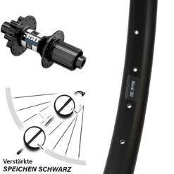 27,5 Zoll Hinterrad Ryde Rival 30 Disc Mit DT Swiss 350 Hybrid Boost Nabe