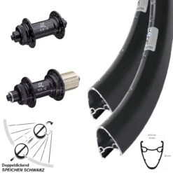 28 Zoll Laufradsatz Road Dutch 19 Disc Nabe KX-G 11-fach Centerlock