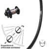 28 Zoll Vorderrad Ryde DP 19 Mit DT Swiss 350 SL Nabe
