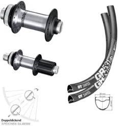 Dt-swiss 27,5 Zoll Gravel Laufradsatz DT Swiss GR 531 Shimano RS 770 Steckachse 100/142 Mm 11-fach