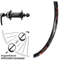 26 Zoll Vorderrad DRC Zzyzx Shimano Deore HB-M6000 Centerlock