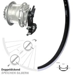 20 Zoll Hinterrad Rohloff Speedhub 500/14 CC OEM2 Andra 40