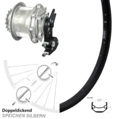 20 Zoll Hinterrad Rohloff Speedhub 500/14 CC OEM2 Andra 40 Disc