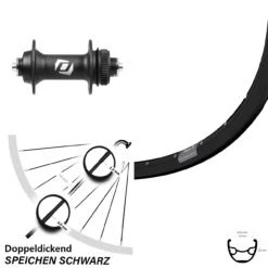 29 Zoll Vorderrad Formula CL-92-QR45 Ryde Rival 19 Centerlock
