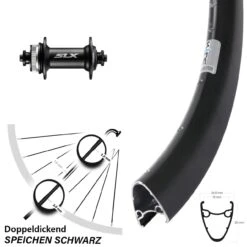 28 Zoll Vorderrad Ryde Dutch 19 Disc Deore SLX Centerlock