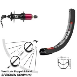 Dt-swiss Novatec DT Swiss TK 540 Hinteres Rad 28 Zoll 6-Loch