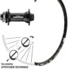 26 Zoll Vorderrad Shimano Deore HB-M618 Mach 1 Magma Centerlock