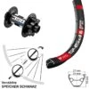 Dt-swiss DT Swiss 545 Vorderrad 29 Zoll Mit 350 Hybrid Boost
