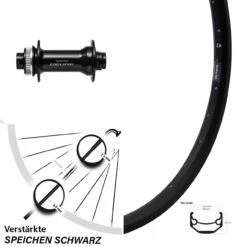 27,5 Zoll Shimano Deore HB-M6010 Ryde Andra 40 Disc Vorderrad