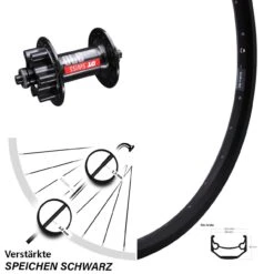 20 Zoll Ryde Andra 40 Disc Vorderrad DT Swiss 370 6-Loch Für Schnellspanner