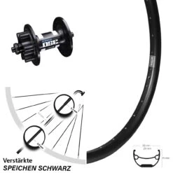 27,5+ Zoll Vorderrad Ryde Andra 29 Mit DT Swiss 350 Hybrid Nabe