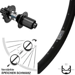 26 Zoll Hinterrad DT Swiss 350 Hybrid Ryde Andra 30 Disc 6-Loch