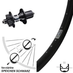 Ryde Andra 30 Disc Hinterrad 28/29 Zoll DT Swiss 350 Hybrid