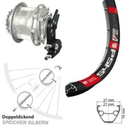 Dt-swiss Rohloff Speedhub 500/14 Hinterrad 28 Zoll DT Swiss 545