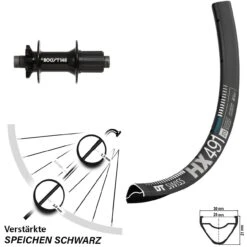 Dt-swiss 27,5 Zoll Hinterrad DT Swiss HX 491 DB Boost 6-Loch
