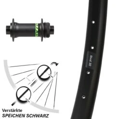 27,5 Zoll Vorderrad Formula CL-811 Syncros Boost Ryde Rival 30 Disc Centerlock