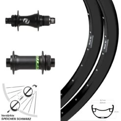 27,5 Zoll Ryde Rival 30 Laufradsatz Syncros Boost Sram XD Centerlock