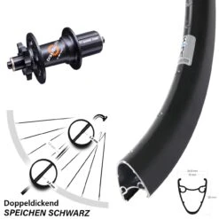 DT Swiss 350 Ryde Dutch 19 Hinterrad 28 Zoll 11-fach