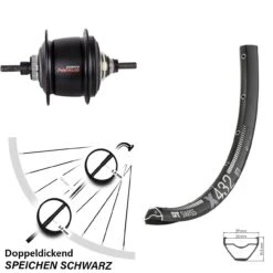 Dt-swiss Laufrad 29 Zoll DT Swiss X 432 Disc Schwarz Shimano SG-C6001-8D