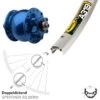 Vorderrad 28 Zoll Mavic A319 Son 28 Blau Eloxiert Nabendynamo 6-Loch
