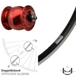 26 Zoll Vorderrad Ryde Andra 35 Son28