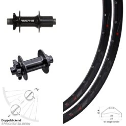 Laufradsatz Rodi Ready 30 27,5 Zoll Boost Formula Aivee MP2 110/148 Mm