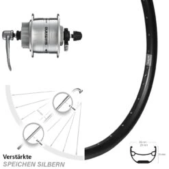 Dynamo Vorderrad Shimano DH-3D32-QR Ryde Andra 29 Zoll Für Schnellspanner