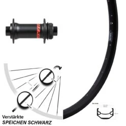 20 Zoll Vorderrad Ryde Andra 40 Formula CL-811 Boost Disc Centerlock