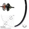 Laufrad 20 Zoll Ryde Andra 40 Shimano 3-Gang SG-3R75