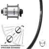 28 Zoll Vorderrad Ryde DP 19 Shimano Dynamo DH-UR705 Centerlock 12/100