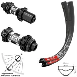 Dt-swiss DT Swiss XR 391-350 Centerlock Laufradsatz 29 Zoll Für Steckachse