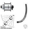 Dt-swiss Vorderrad 27,5 Zoll DT Swiss R 500 12x100 Mm Shimano DH-UR705 Für Steckachse 12/100 Mm