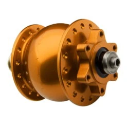 Son 28-SL Nabendynamo Disc 6-Loch Orange Eloxiert Steckerlos