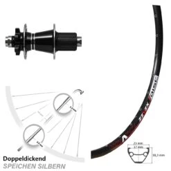 26 Zoll Hinterrad Formula GDC-1528 Mach 1 ZZYZX Disc Für 6-Loch 12x142 Mm