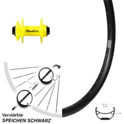 Ryde Andra 29 Zoll XLC Pro Gelb Steckachse 15 Mm