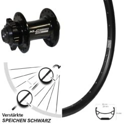 Ryde Andra 29 Zoll XLC Pro Schwarz Steckachse 15 Mm