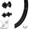 26 Zoll Laufradsatz Ryde Andra 40 XLC Pro Nabe 6-loch Steckachse Shimano