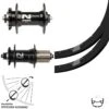 Laufradsatz 27,5 Zoll Schnellspanner 100/135 Novatec 6-loch Nabe D041/D042 Ryde Rival 23