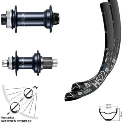 Dt-swiss Laufradsatz 29 Zoll DT Swiss H 522 Shimano SLX Boost Centerlock Micro Spline 12-fach