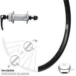 Ryde Andra 29 Scheibenbrems-Vorderrad 27,5 Zoll Mit Shimano Deore HB-M6000 Nabe