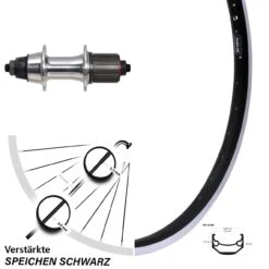 27,5 Zoll Hinterrad Novatec F362 TSE Ryde Andra 40 Felgenbremse