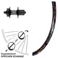 Shimano Deore FH-M525A DRC ZZYZX Disc Hinterrad 26 Zoll ETRTO 28-559