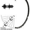 26 Zoll Hinterrad Mach 1 Magma 21-559 ETRTO Shimano Deore FH-M525A Nabe