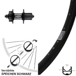 Hinterrad 28-29 Zoll Ryde Andra 30 Disc 5/135 Mm Shimano FH-M525A