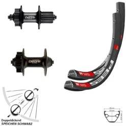 Dt-swiss 29 Zoll Laufradsatz DT Swiss 533D Shimano Deore 525 Disc 6-loch 100/135 Mm