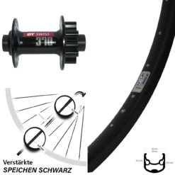 DT Swiss 370 15/100 Mm Ryde Andra 30 Disc Vorderrad 28-29 Zoll Für 6-Loch